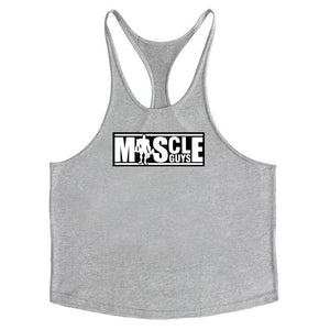 Newest Plain Bodybuilding clothes gym Stringer Tank Top Mens Fitness sporting Vest Singlet workout Sleeveless Shirt For Men