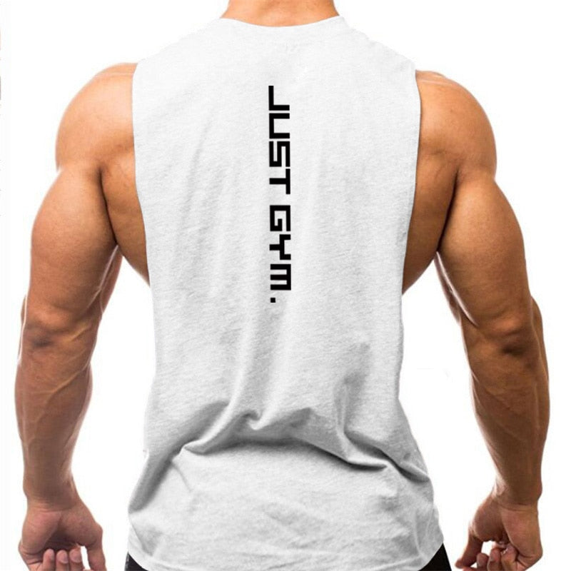 New Fashion Cotton Sleeveless Shirts Gym Hoodies Tank Top Men Fitness Shirt Bodybuilding Singlet Workout Vest Men