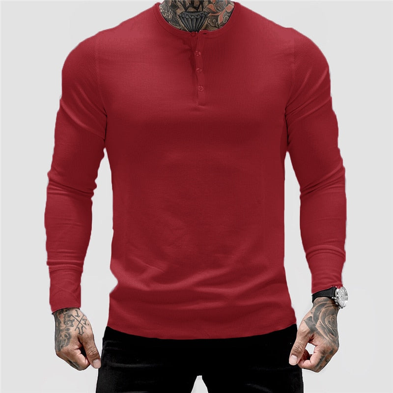 Mens Summer gyms Workout Fitness T-shirt Bodybuilding Slim Shirts printed O-neck Long sleeves cotton Tee Tops clothing