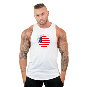 Brand Clothing Gym Vest Bodybuilding Tank Top Men Fitness Wear Singlet Sleeveless Shirt Solid Cotton Muscle Undershirt