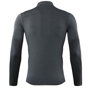 Mens Long Sleeve Running Autumn Bodybuilding Gym Top Workout Quick Drying Compression Jerseys Print Man Sports Jogging Shirts