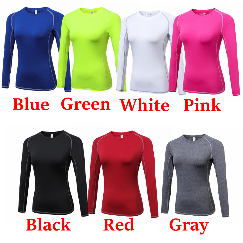 New Women Gym Casual Yogawear Yoga Shirts Long Sleeve Workout Tops Fitness Running Sport T-Shirts Training Yoga Sportswear