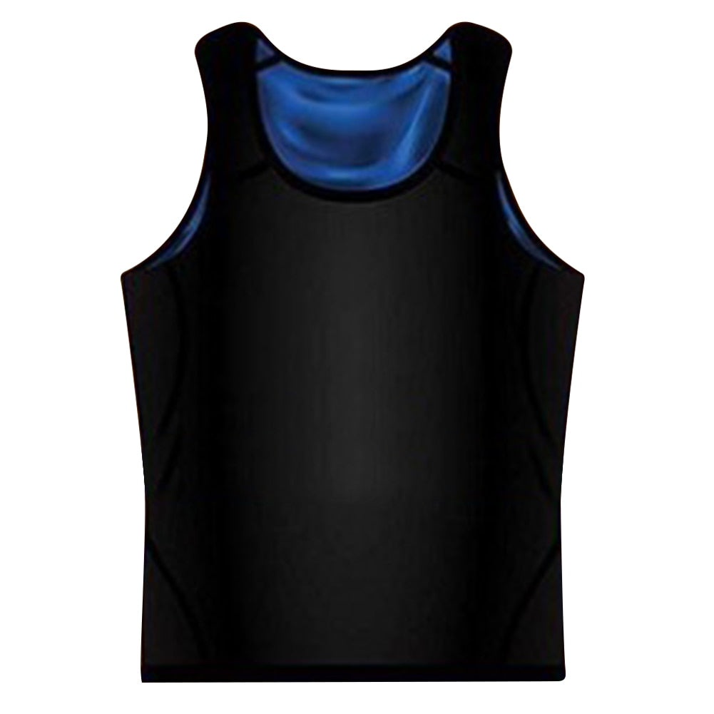 Men Waist Trainer Vest Slimming Shirt Workout Sauna Tank Top Body Shaper Shapewear for Weight Loss Running Vests Gym Fitness