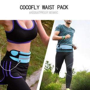 Buylor Sports Waist Pack Men Belt Pouch Women Running Belt Waist Bag Men Waterproof Fanny Pack Wallet Portable Phone Holder Gym