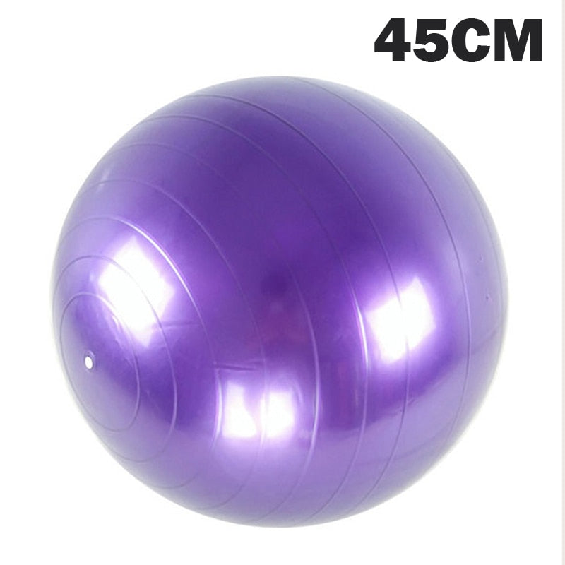 Yoga Balls Pilates Fitness Gym Balance Fitball Exercise Workout Ball 45/55/65/75/85CM