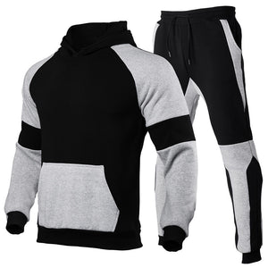 Men's Sets Hoodie+Pants Pieces  Homme 2021 Autumn Winter Casual Tracksuit Male Sportswear Gym Brand Clothing Sweat Suit