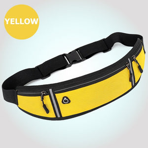 Professional Running Waist Bag Sports Belt Pouch Mobile Phone Case Men Women Hidden Pouch Gym SportsBags Running Belt Waist Pack