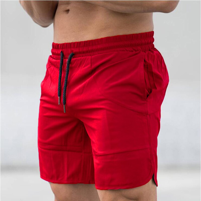 Mens Fitness Gyms Shorts Bodybuilding Jogger Workout Quick-dry Sweat Short Pants Male Summer Slimfit Loose Beach Short Trousers