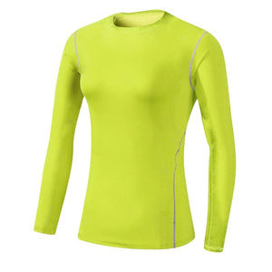 Yuerlian 15% Spandex Add Wool Women Fitness Tights T-shirt Workout Blouse Sport Running Sportswear Long sleeve Gym Yoga Shirt