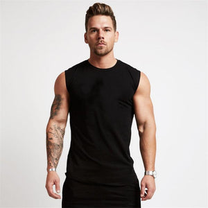 Muscleguy Brand Gyms Clothing Workout Sleeveless Shirt Tank Top Men Bodybuilding Fitness Mens Sportwear Muscle Vests Men Tanktop