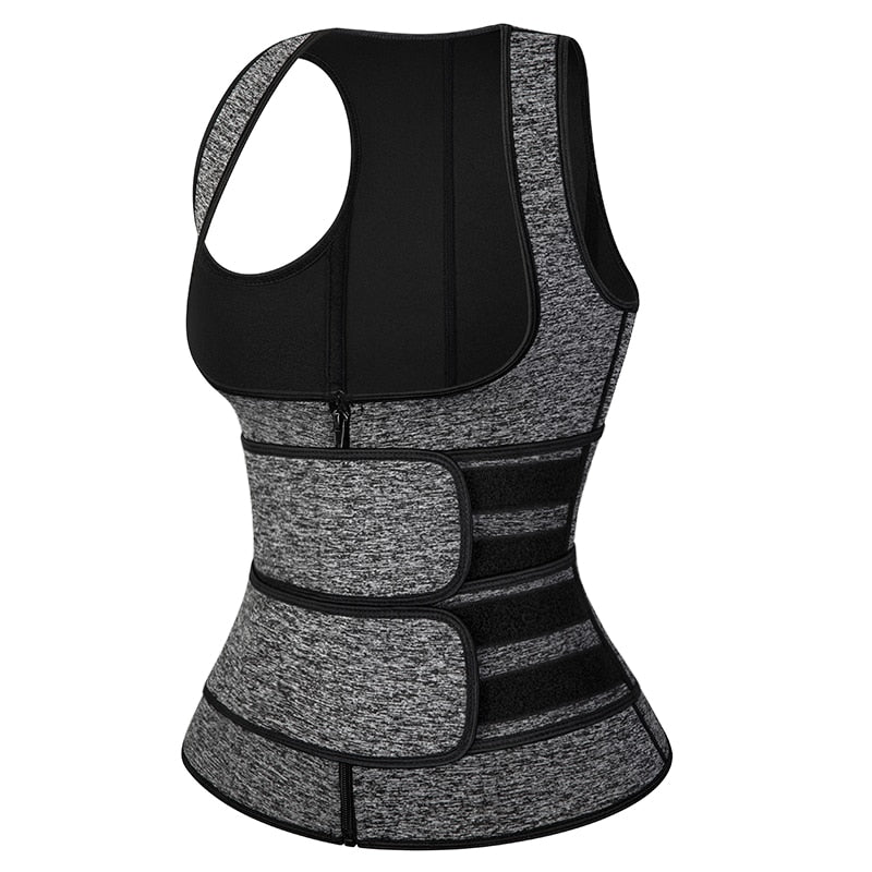 Sweat Waist Trainer Vest Slimming Corset for Weight Loss Body Shaper Sauna Suit Compression Shirt Belly Girdle Tops Shapewear