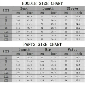 Men's Autumn Winter Sets Zipper Hoodie+pants Two Pieces Casual Tracksuit Male Sportswear Gym Brand Clothing Sweat Suit