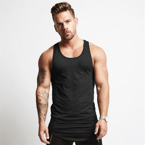 2020 Gym Workout Sleeveless Shirt Tank Top Men Bodybuilding Clothing Fitness Mens Sportwear Vests Muscle Men Tank Tops