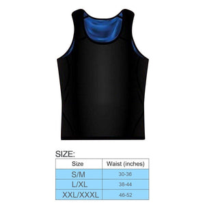 Men Waist Trainer Vest Slimming Shirt Workout Sauna Tank Top Body Shaper Shapewear for Weight Loss Running Vests Gym Fitness