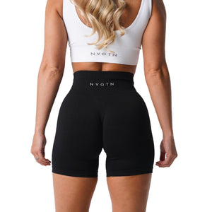 NVGTN Lycra Spandex Solid Seamless Shorts Women Soft Workout Tights Fitness Outfits Yoga Pants Gym Wear