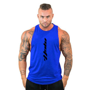 Brand Clothing Gym Vest Bodybuilding Tank Top Men Fitness Wear Singlet Sleeveless Shirt Solid Cotton Muscle Undershirt