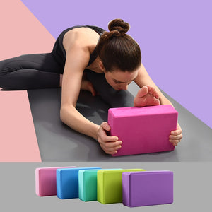 EVA Yoga Blocks Sports Exercise Gym Foam Workout Stretching Aid Body Shaping Health Training for women  Fitness yoga brick