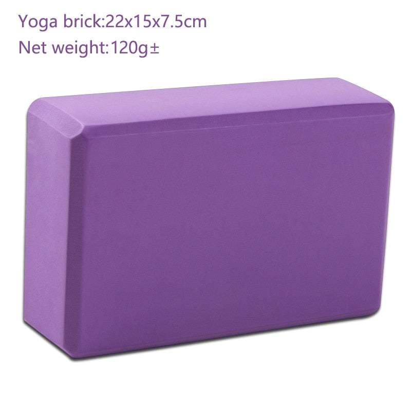 EVA Yoga Blocks Sports Exercise Gym Foam Workout Stretching Aid Body Shaping Health Training for women  Fitness yoga brick