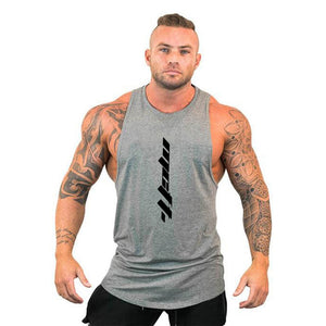 Brand Clothing Gym Vest Bodybuilding Tank Top Men Fitness Wear Singlet Sleeveless Shirt Solid Cotton Muscle Undershirt