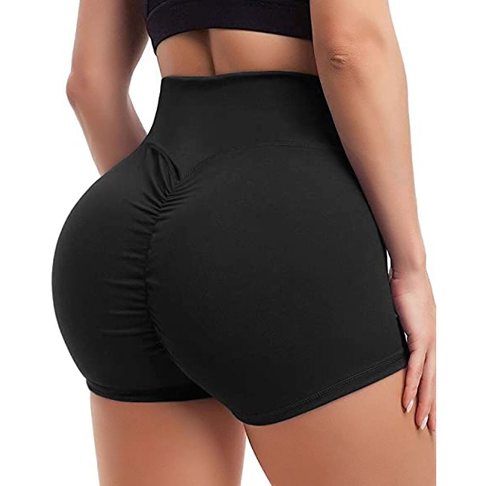 Women Yoga Shorts High Waist Push Up Quick Dry Breathable Sports Running Fitness Heart-shaped Beach Shorts Swimming yoga Leggins