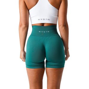 NVGTN Lycra Spandex Solid Seamless Shorts Women Soft Workout Tights Fitness Outfits Yoga Pants Gym Wear