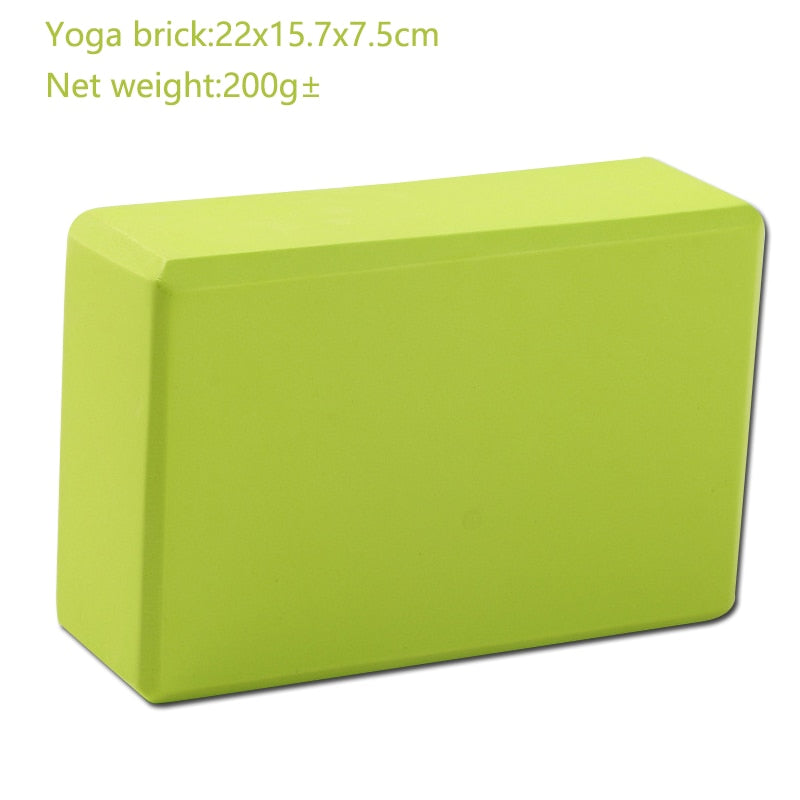 EVA Yoga Blocks Sports Exercise Gym Foam Workout Stretching Aid Body Shaping Health Training for women  Fitness yoga brick