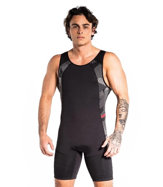 Men's Wrestling Singlet Bodysuit Leotard Outfit Underwear GYM PowerLifting Weightlifting Clothing Running Skinsuit