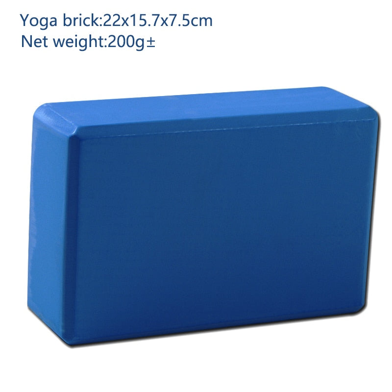 EVA Yoga Blocks Sports Exercise Gym Foam Workout Stretching Aid Body Shaping Health Training for women  Fitness yoga brick