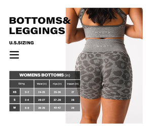 Nvgtn Wild Thing Leopard Seamless Shorts Spandex Shorts Women Fitness Elastic Breathable Hip-lifting Leisure Sports Running